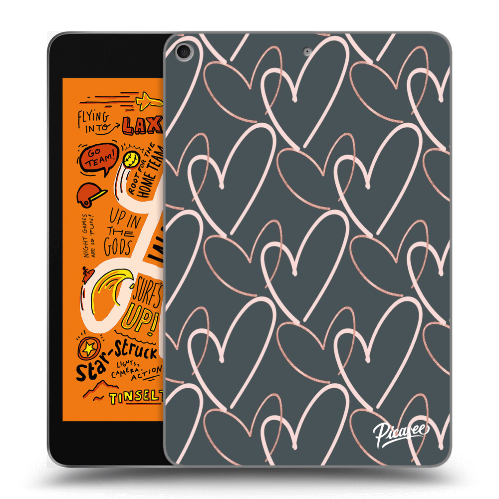 Picasee transparente Silikonhülle für Apple iPad mini 2019 (5. gen) - Lots of love