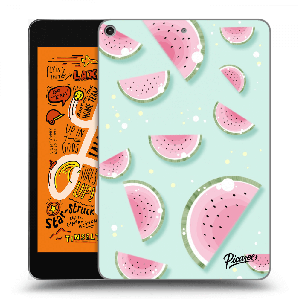 Picasee transparente Silikonhülle für Apple iPad mini 2019 (5. gen) - Watermelon 2