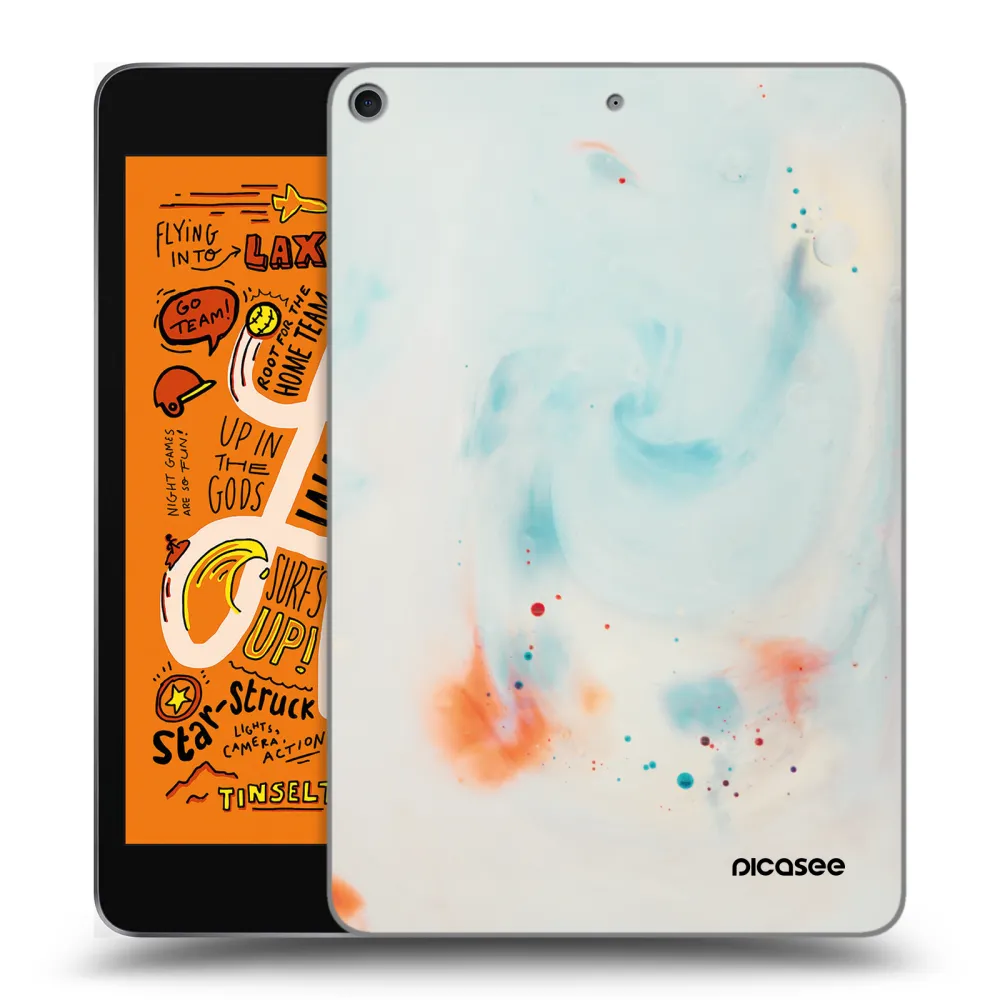 Picasee transparente Silikonhülle für Apple iPad mini 2019 (5. gen) - Splash