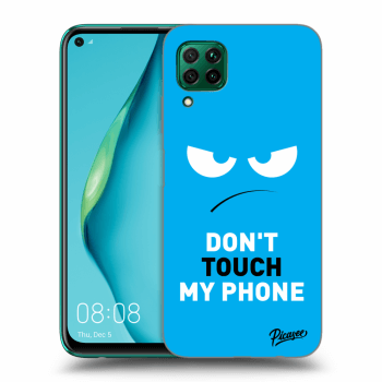 Hülle für Huawei P40 Lite - Angry Eyes - Blue