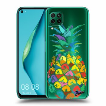 Picasee Huawei P40 Lite Hülle - Transparentes Silikon - Pineapple