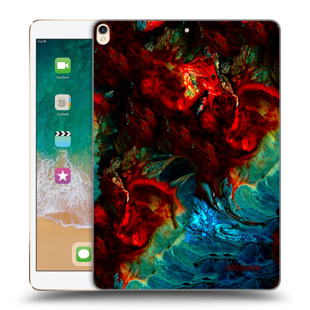 Picasee transparente Silikonhülle für Apple iPad Pro 10.5" 2017 (2. gen) - Universe