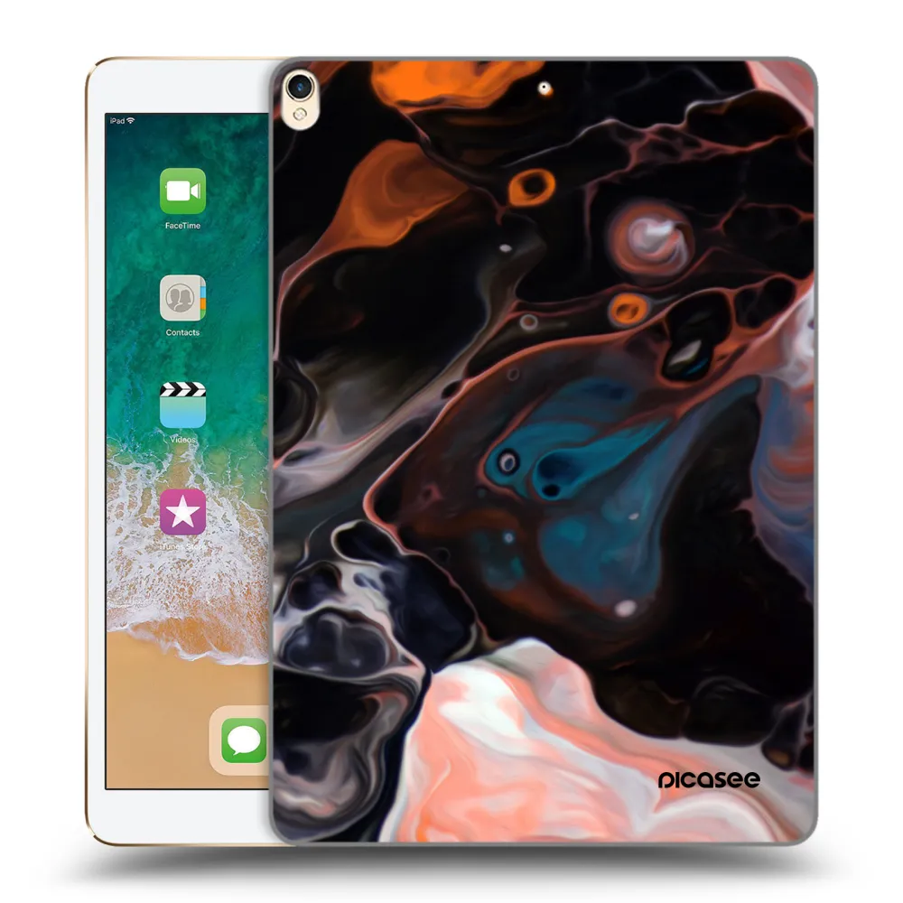 Picasee transparente Silikonhülle für Apple iPad Pro 10.5" 2017 (2. gen) - Cream