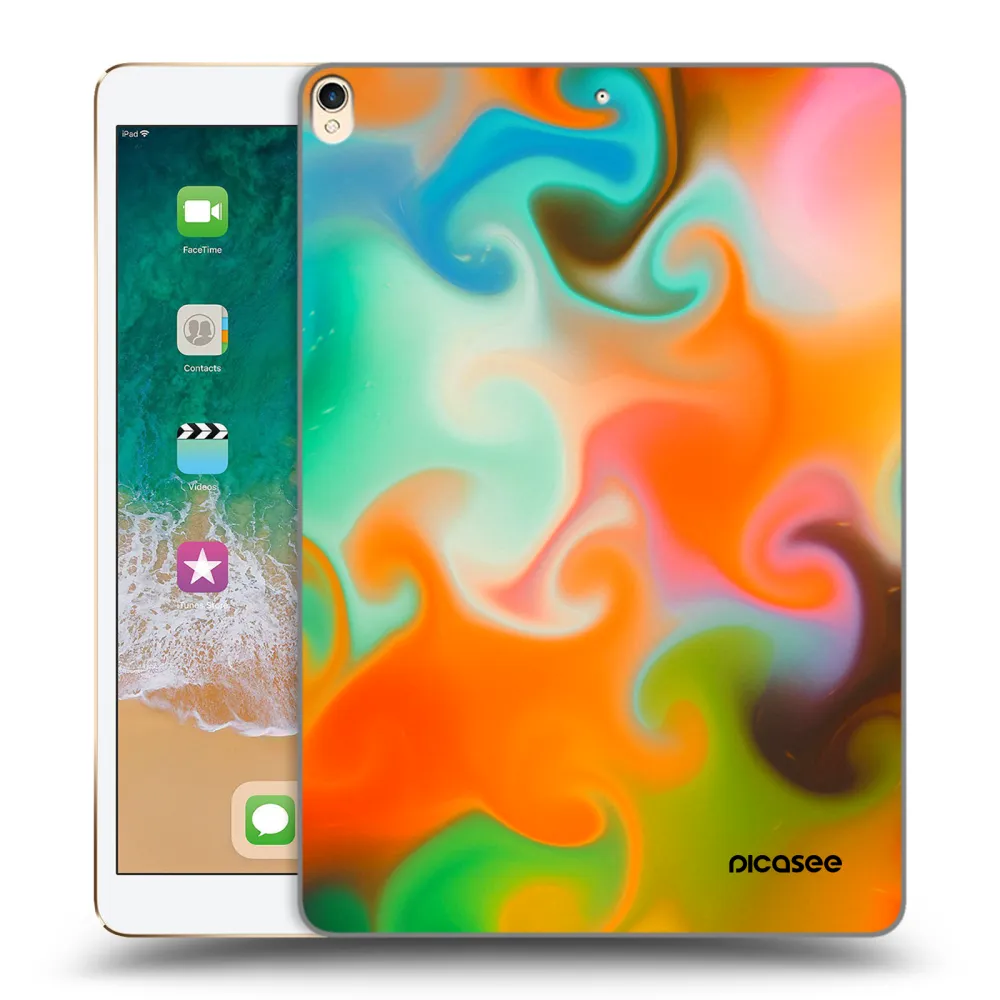 Picasee transparente Silikonhülle für Apple iPad Pro 10.5" 2017 (2. gen) - Juice
