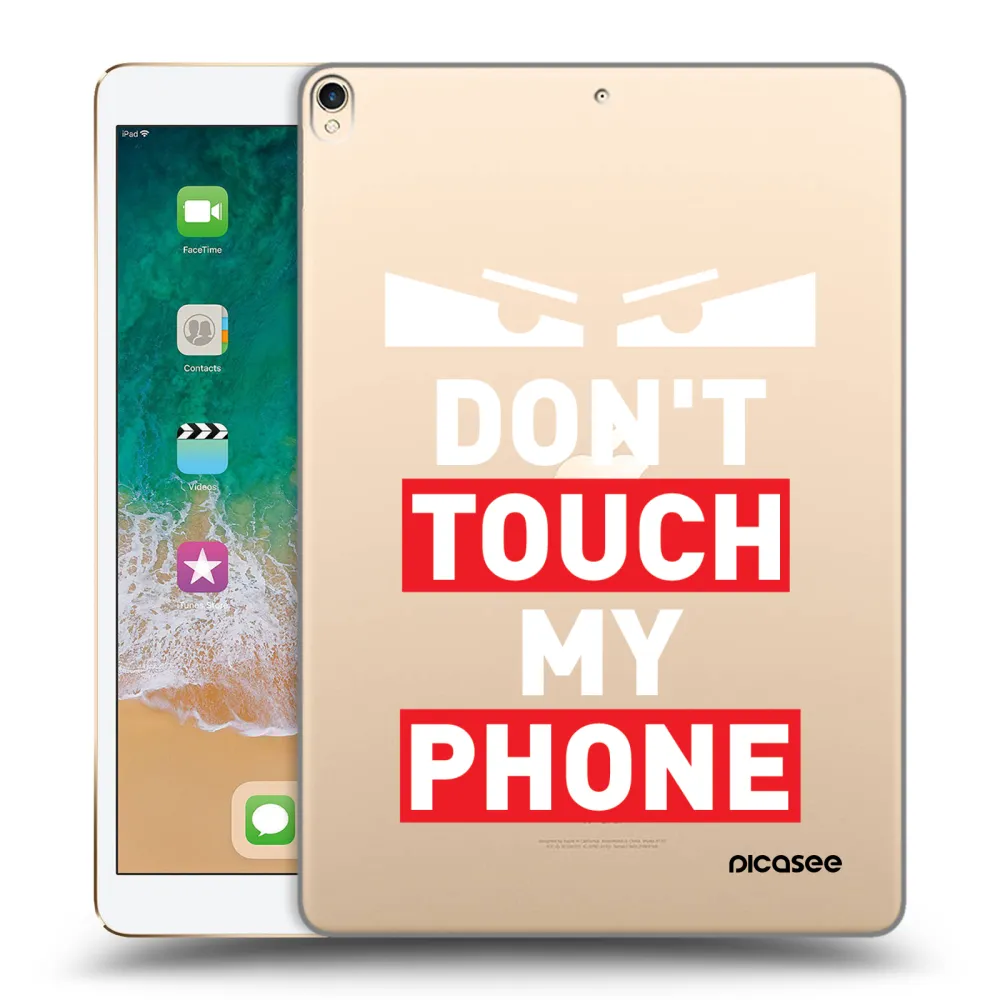 Picasee transparente Silikonhülle für Apple iPad Pro 10.5" 2017 (2. gen) - Shadow Eye - Transparent