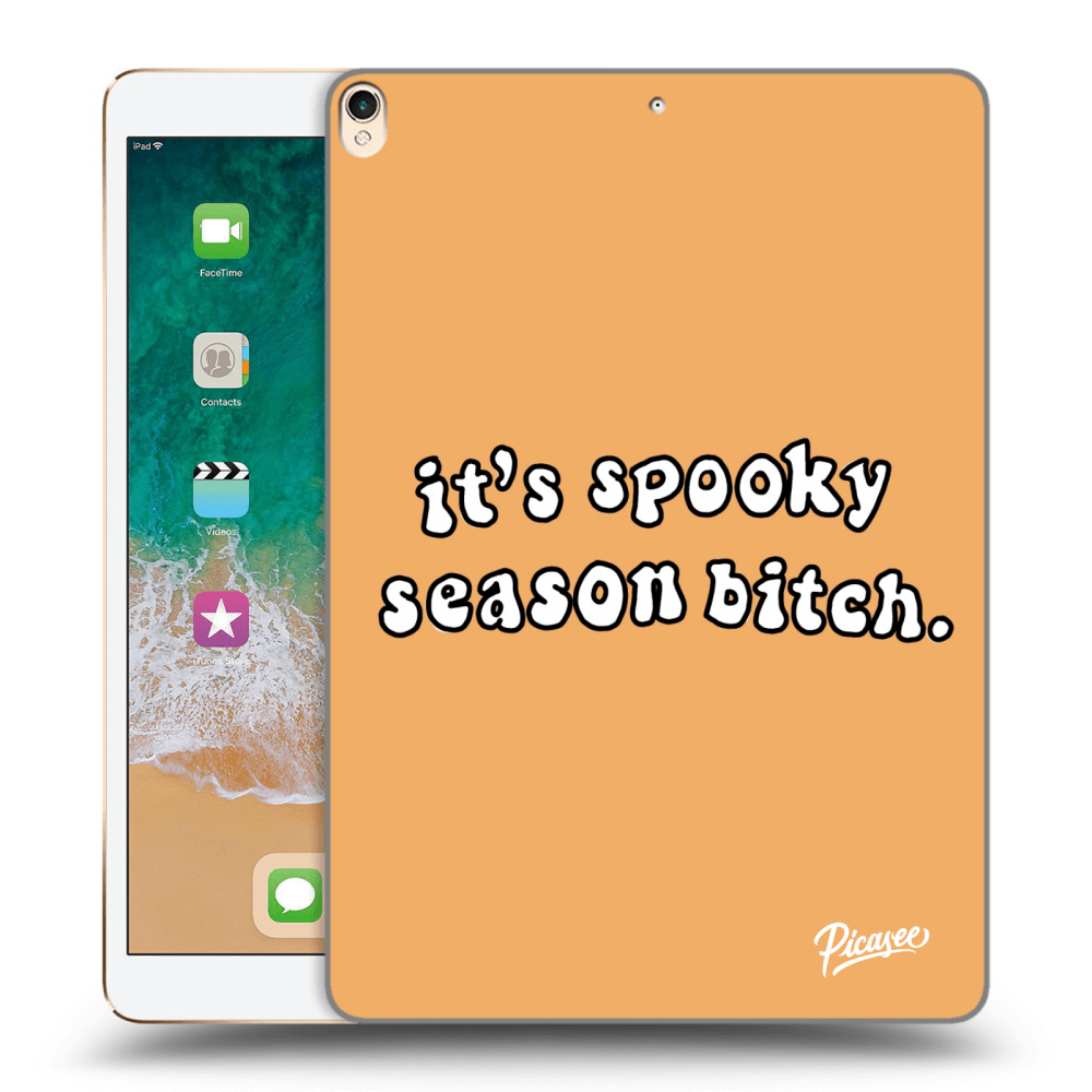 Picasee transparente Silikonhülle für Apple iPad Pro 10.5" 2017 (2. gen) - Spooky season