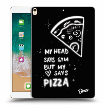 Picasee transparente Silikonhülle für Apple iPad Pro 10.5" 2017 (2. gen) - Pizza