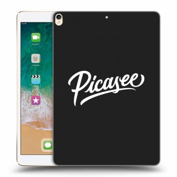 Picasee Schwarze Silikonhülle für Apple iPad Pro 10.5" 2017 (2. gen) - Picasee - old logo - white