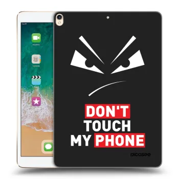 Picasee Schwarze Silikonhülle für Apple iPad Pro 10.5" 2017 (2. gen) - Evil Eye - Transparent