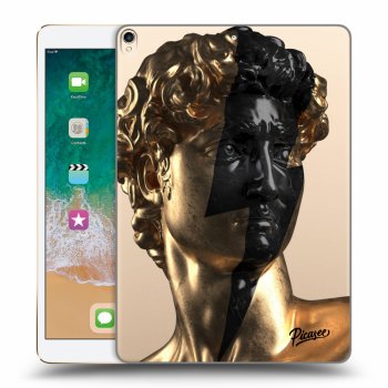 Picasee transparente Silikonhülle für Apple iPad Pro 10.5" 2017 (2. gen) - Wildfire - Gold