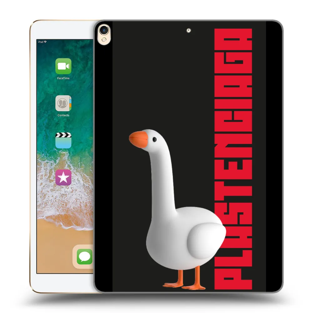 Picasee transparente Silikonhülle für Apple iPad Pro 10.5" 2017 (2. gen) - Kiky Ricky