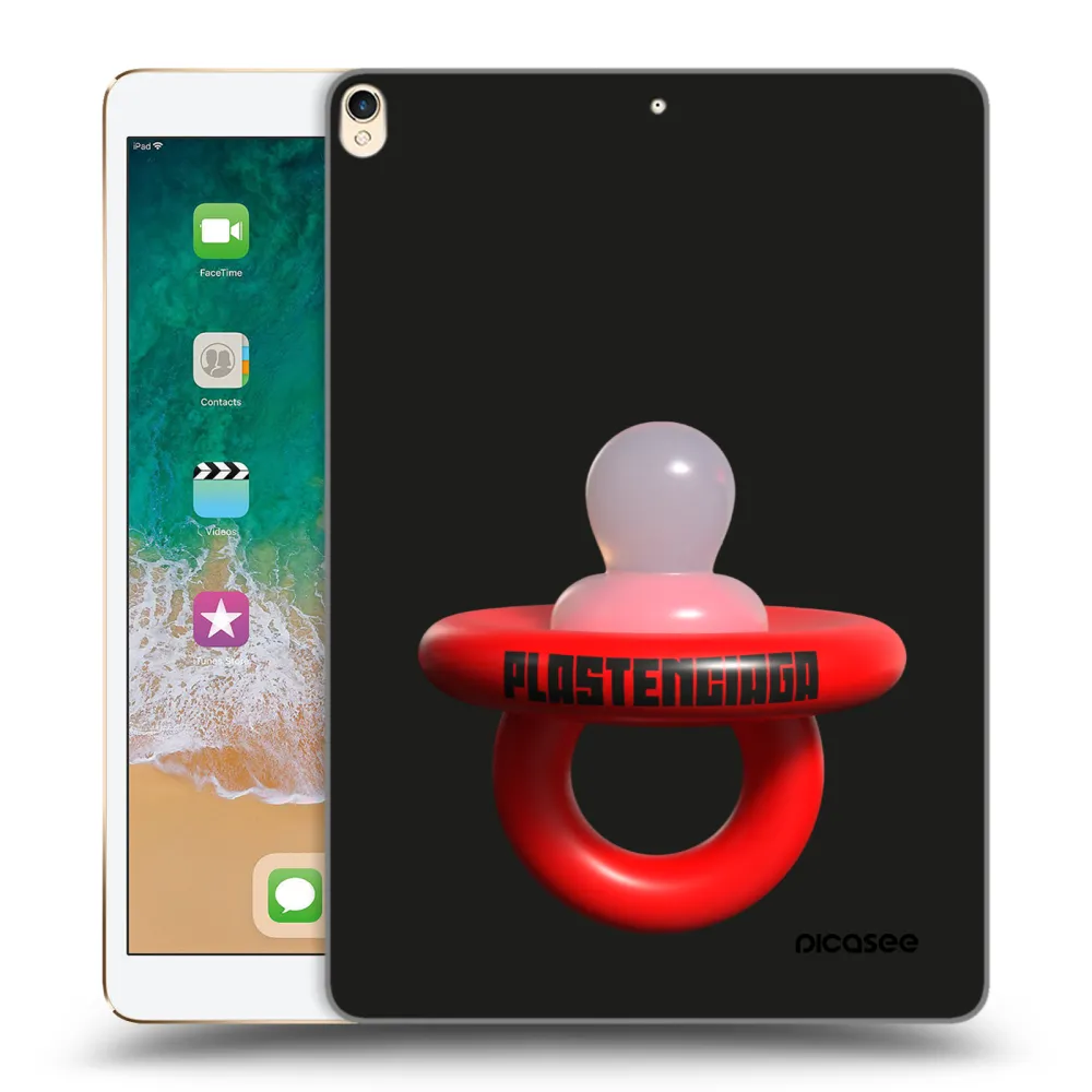 Picasee transparente Silikonhülle für Apple iPad Pro 10.5" 2017 (2. gen) - Le Dudel