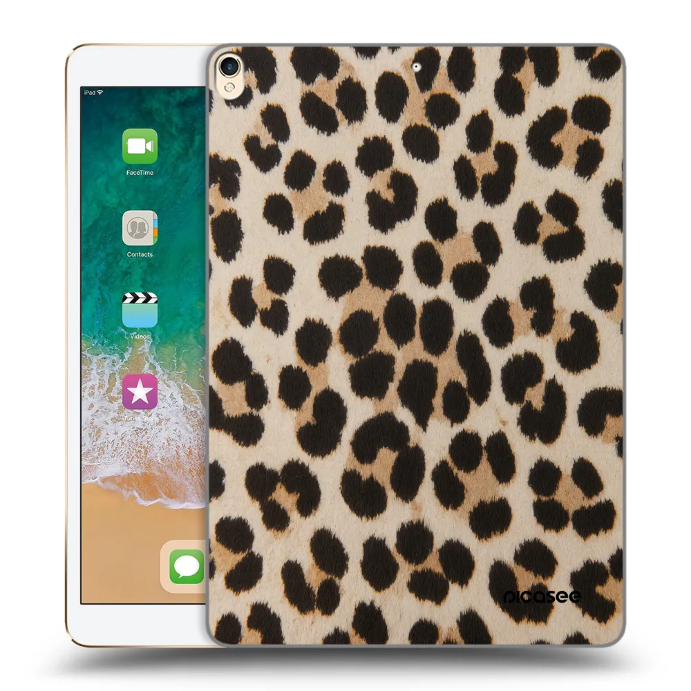 Picasee transparente Silikonhülle für Apple iPad Pro 10.5" 2017 (2. gen) - Brown Tiger