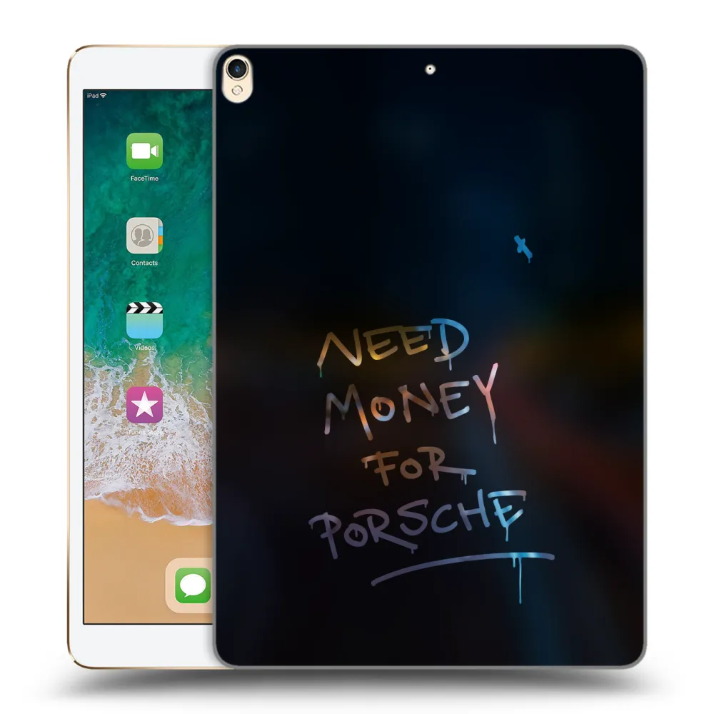 Picasee transparente Silikonhülle für Apple iPad Pro 10.5" 2017 (2. gen) - Neon Nights
