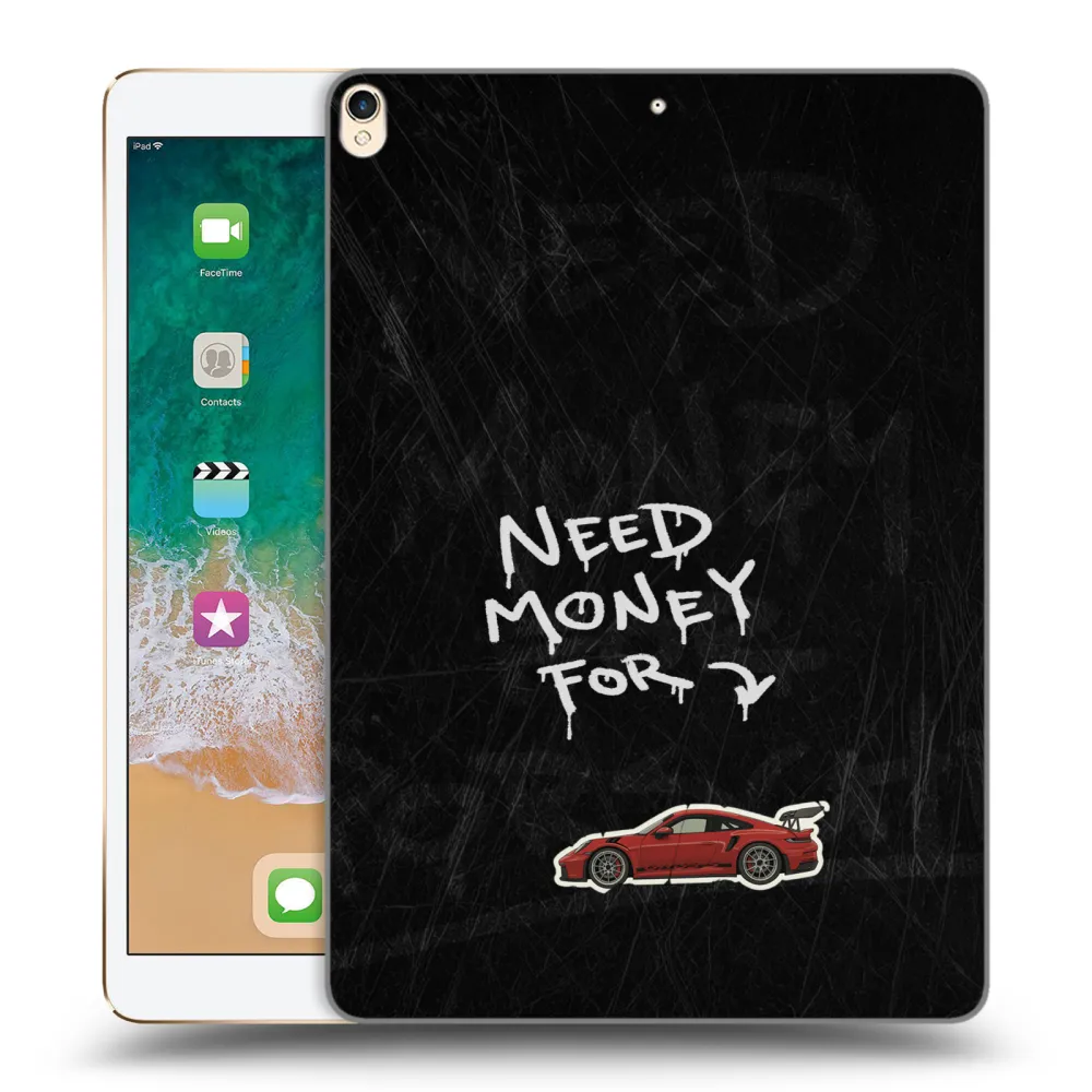 Picasee transparente Silikonhülle für Apple iPad Pro 10.5" 2017 (2. gen) - Track Mode