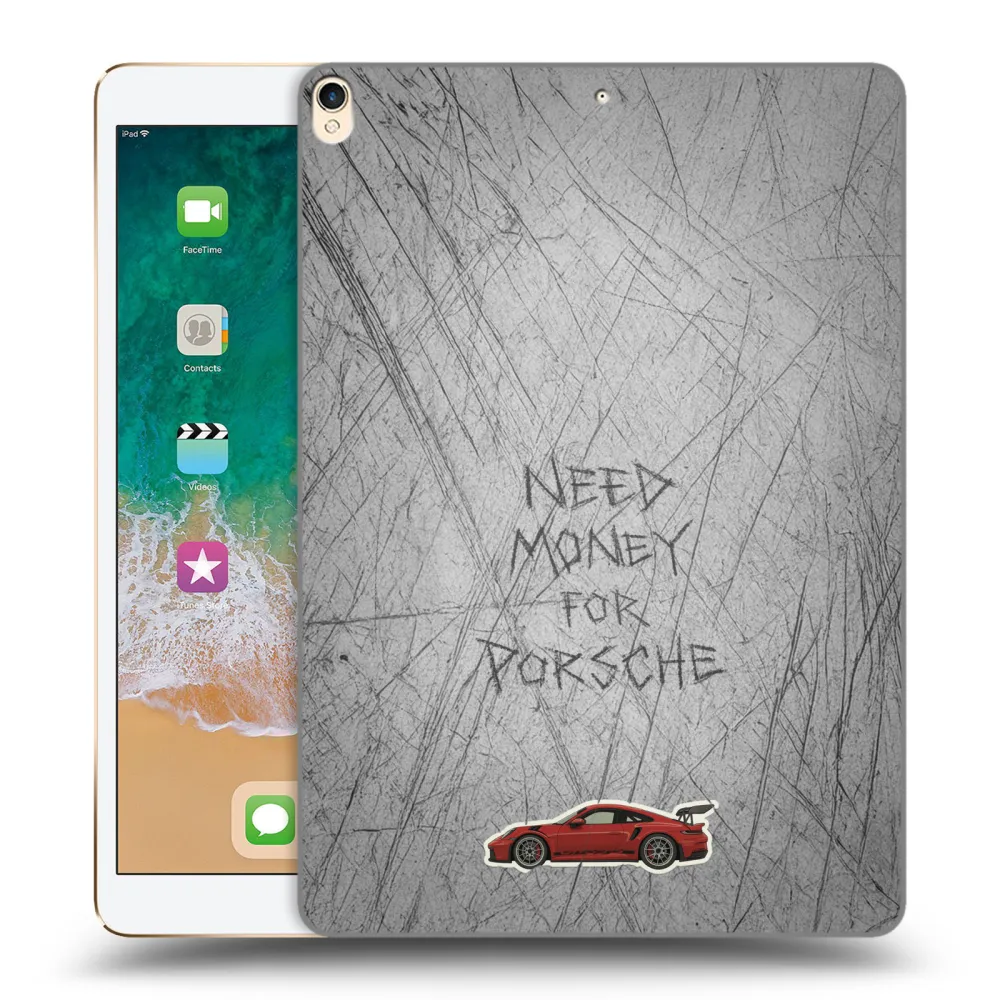 Picasee transparente Silikonhülle für Apple iPad Pro 10.5" 2017 (2. gen) - Garage Scratch