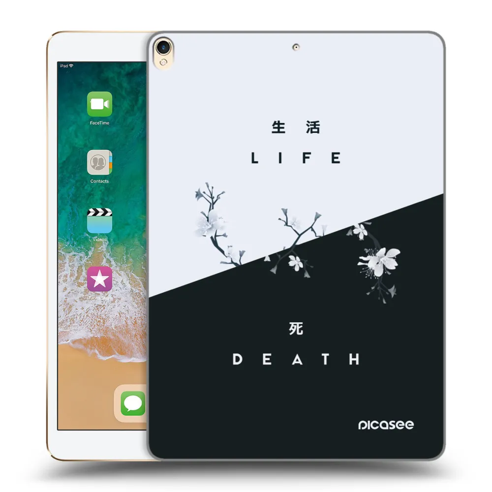 Picasee transparente Silikonhülle für Apple iPad Pro 10.5" 2017 (2. gen) - Lebendig - Tot