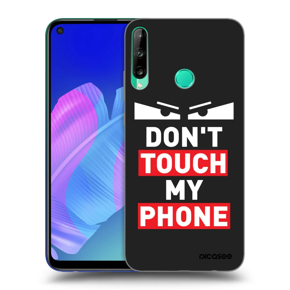 Picasee Huawei P40 Lite E Hülle - Schwarzes Silikon - Shadow Eye - Transparent