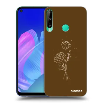 Hülle für Huawei P40 Lite E - Brown flowers