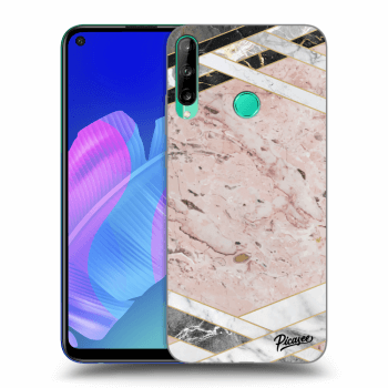 Hülle für Huawei P40 Lite E - Pink geometry