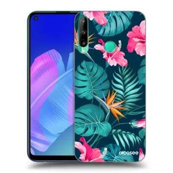 Hülle für Huawei P40 Lite E - Pink Monstera