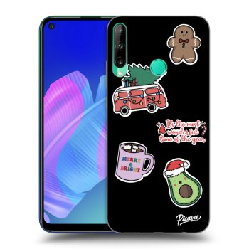 Hülle für Huawei P40 Lite E - Christmas Stickers