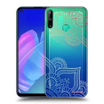 Picasee Huawei P40 Lite E Hülle - Transparentes Silikon - Blumenmuster