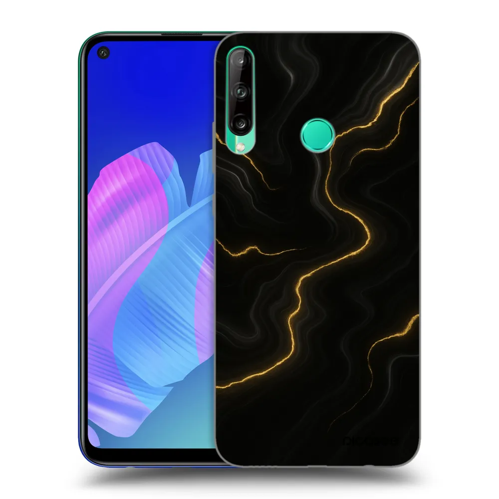 Picasee Huawei P40 Lite E Hülle - Schwarzes Silikon - Thunder