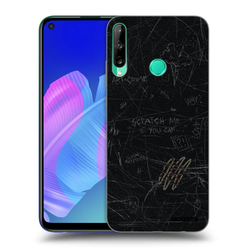 Picasee Huawei P40 Lite E Hülle - Schwarzes Silikon - SCRATCH