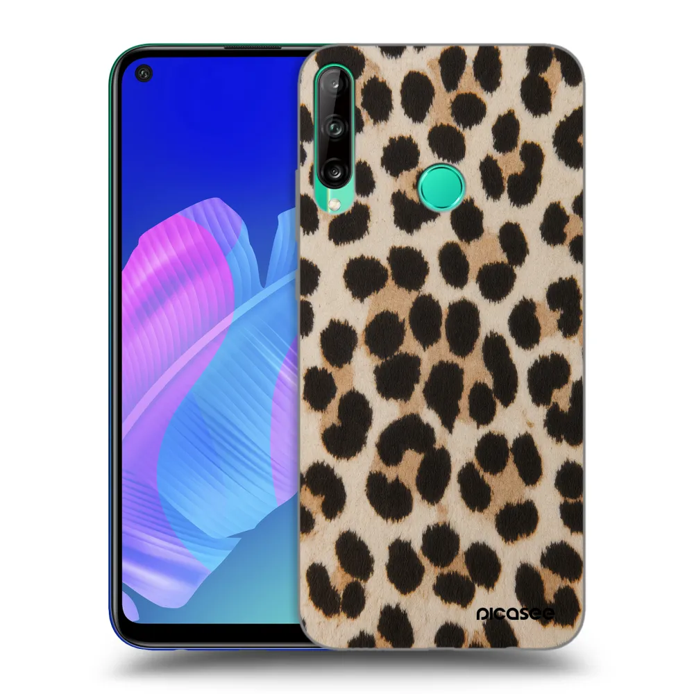 Picasee Huawei P40 Lite E Hülle - Schwarzes Silikon - Brown Tiger