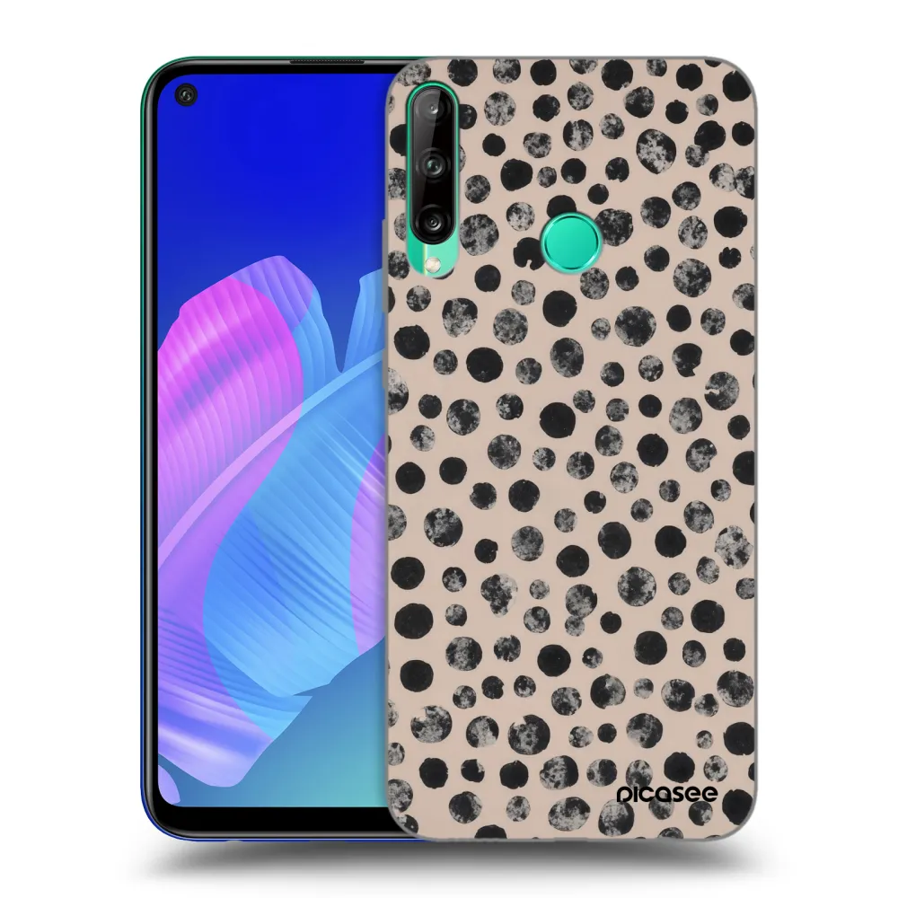 Picasee Huawei P40 Lite E Hülle - Schwarzes Silikon - Dots