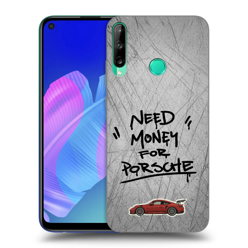 Picasee Huawei P40 Lite E Hülle - Schwarzes Silikon - Grey Drift