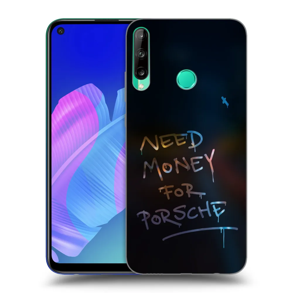 Picasee Huawei P40 Lite E Hülle - Schwarzes Silikon - Neon Nights