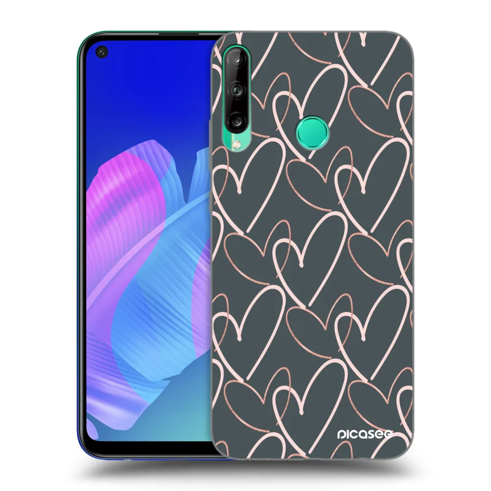 Picasee Huawei P40 Lite E Hülle - Schwarzes Silikon - Viel Liebe