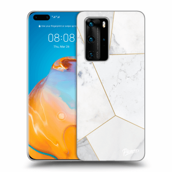 Hülle für Huawei P40 Pro - White tile