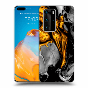 Hülle für Huawei P40 Pro - Black Gold