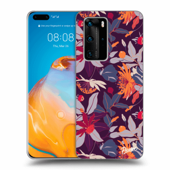 Hülle für Huawei P40 Pro - Purple Leaf