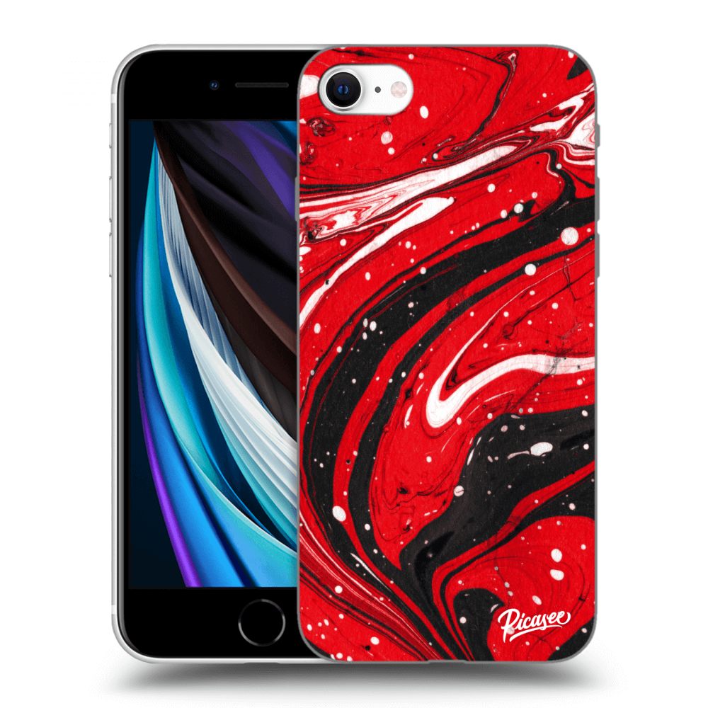 Picasee ULTIMATE CASE für Apple iPhone SE 2020 - Red black