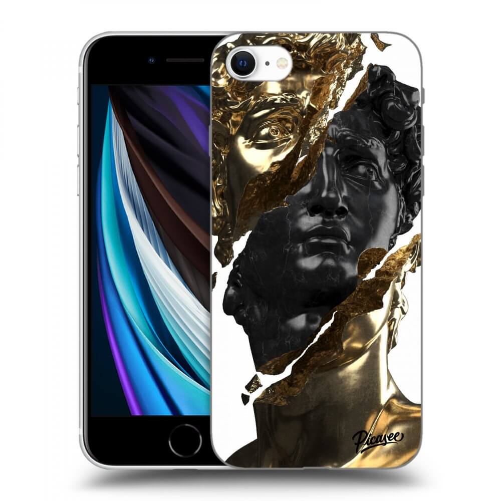 Picasee ULTIMATE CASE für Apple iPhone SE 2020 - Gold - Black