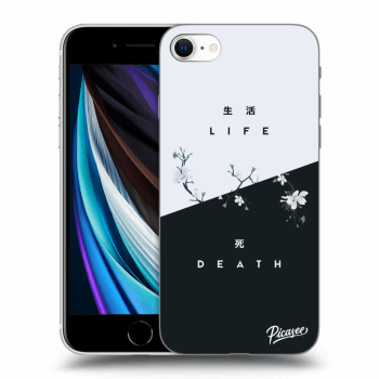 Picasee Apple iPhone SE 2020 Hülle - Transparentes Silikon - Life - Death