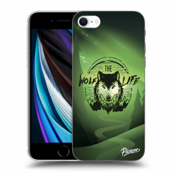 Picasee Apple iPhone SE 2020 Hülle - Transparentes Silikon - Wolf life
