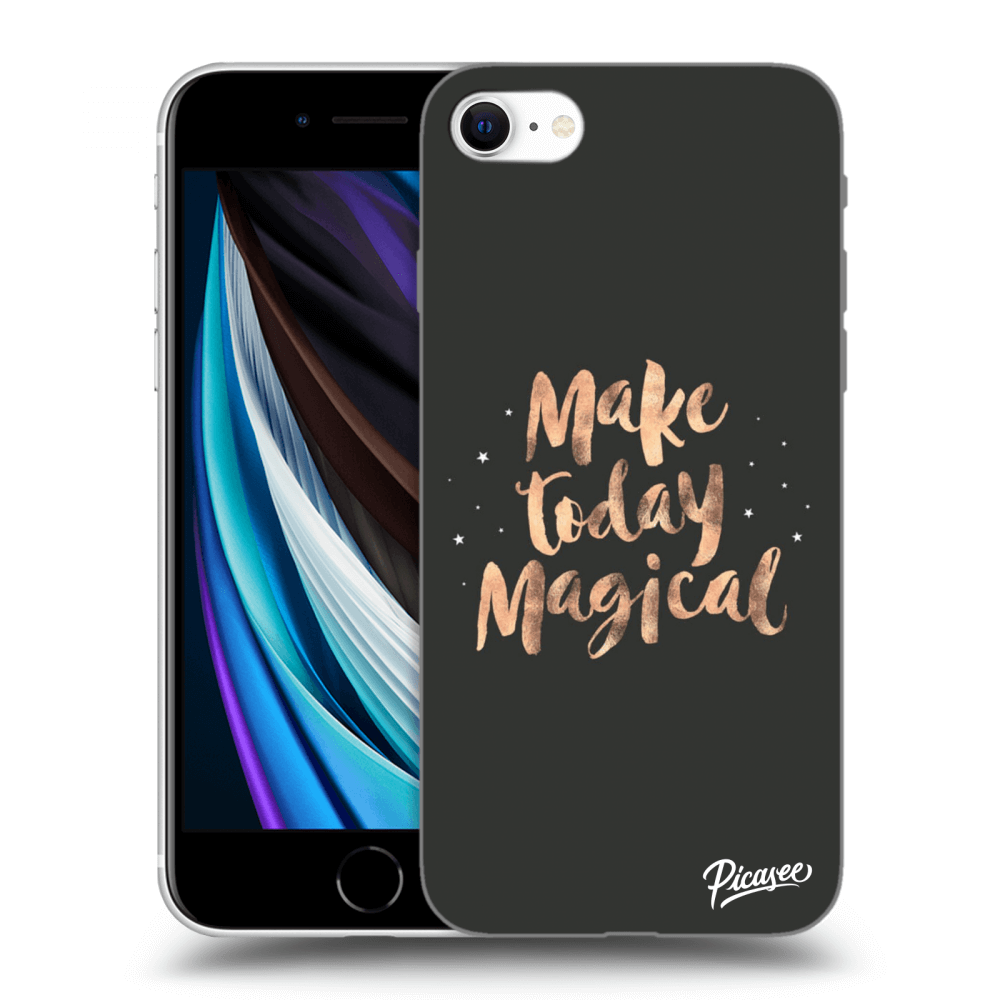 Picasee Apple iPhone SE 2020 Hülle - Transparentes Silikon - Make today Magical