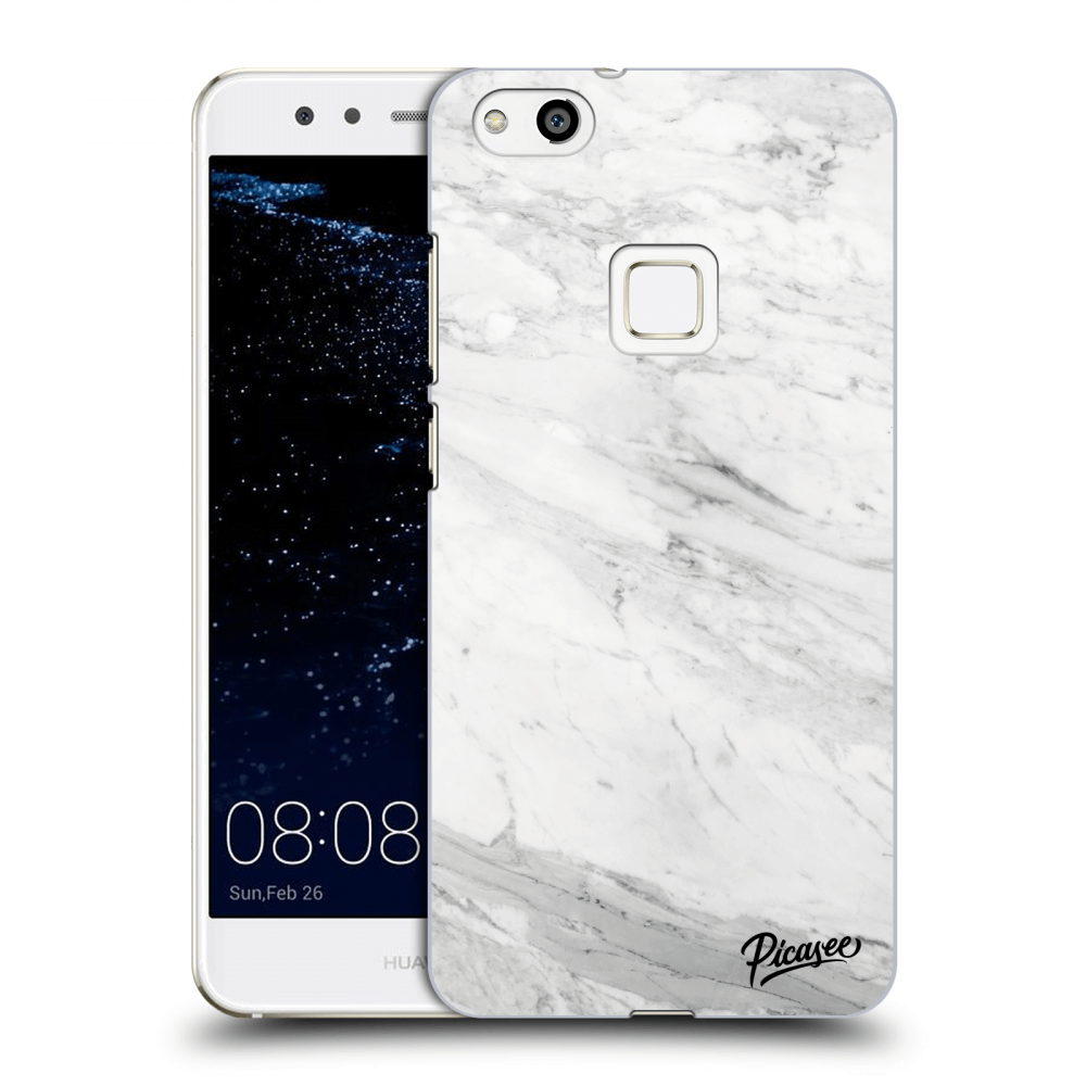 Picasee Huawei P10 Lite Hülle - Transparentes Silikon - White marble