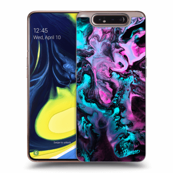 Picasee Samsung Galaxy A80 A805F Hülle - Transparentes Silikon - Lean