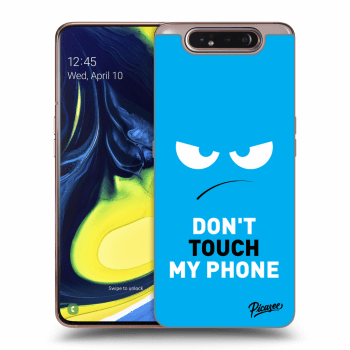 Hülle für Samsung Galaxy A80 A805F - Angry Eyes - Blue