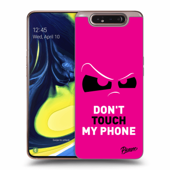 Hülle für Samsung Galaxy A80 A805F - Cloudy Eye - Pink