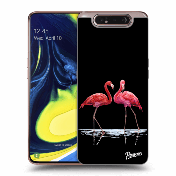 Hülle für Samsung Galaxy A80 A805F - Flamingos couple