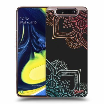 Hülle für Samsung Galaxy A80 A805F - Flowers pattern