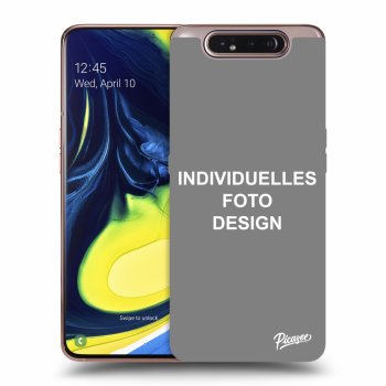 Picasee Samsung Galaxy A80 A805F Hülle - Transparentes Silikon - Individuelles Fotodesign