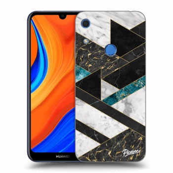 Hülle für Huawei Y6S - Dark geometry